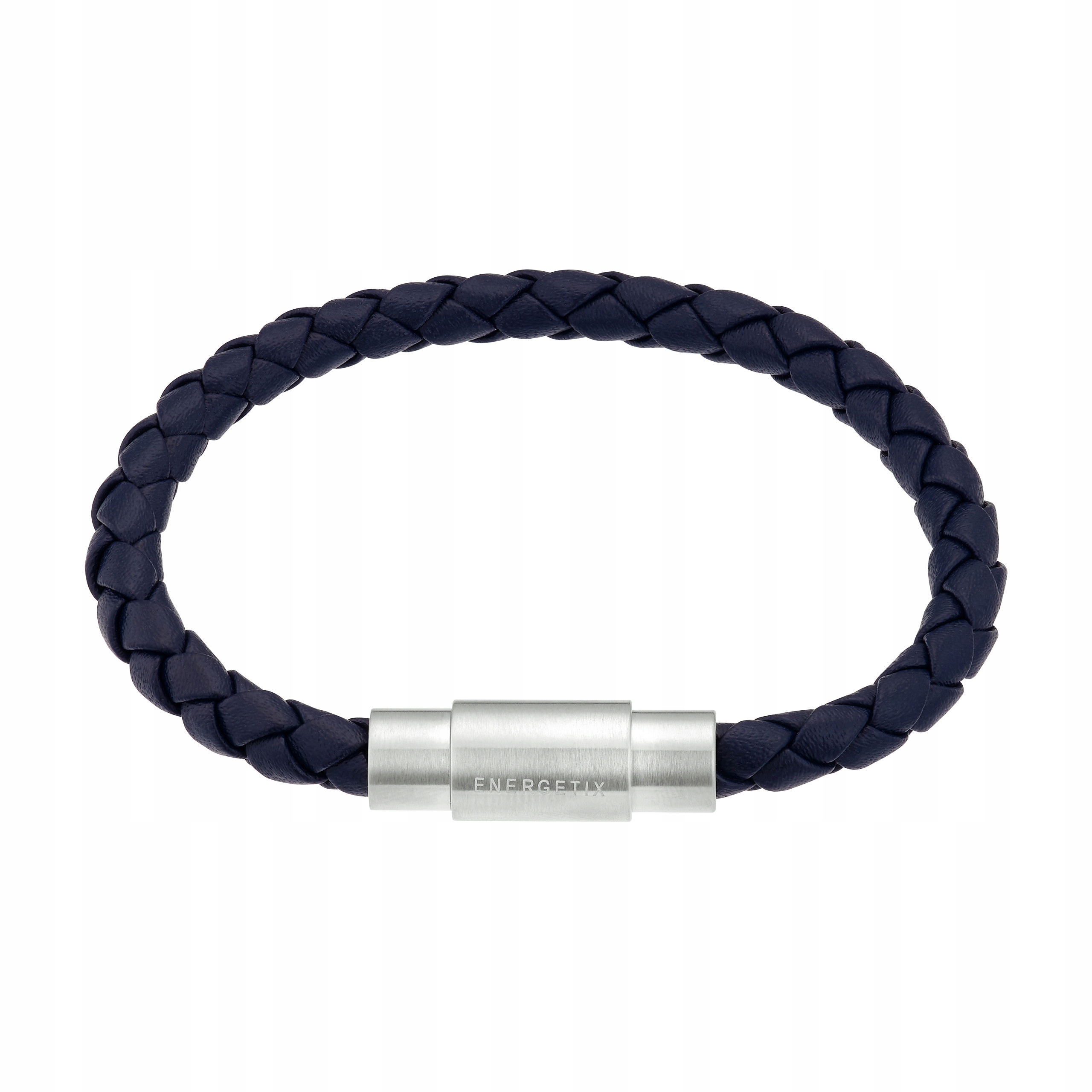 Magnetický náramek Pletený kožený Zapínání Ocel Chirurgická pánská