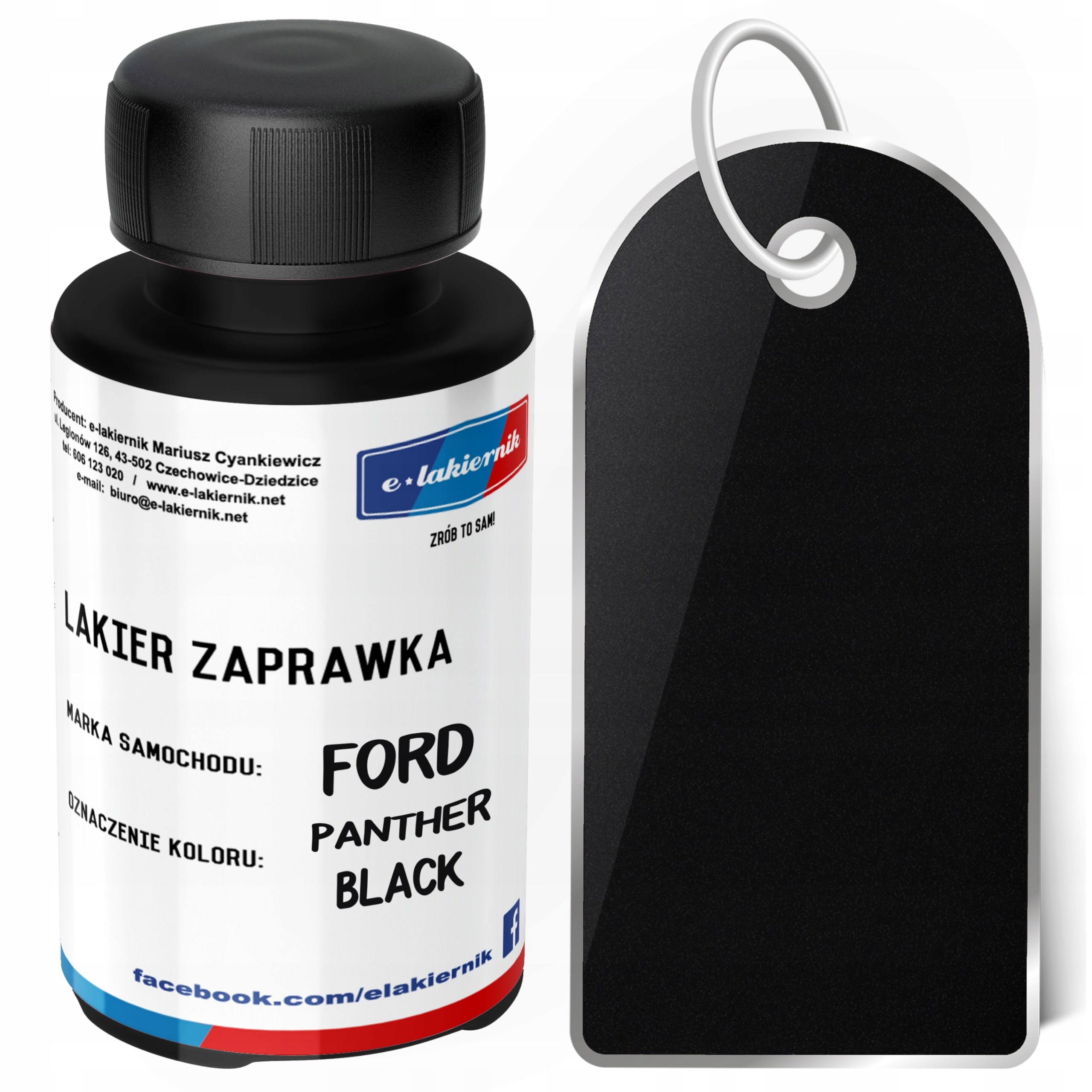 

Lakier Zaprawka Pędzelek Rys Ford Panther Black