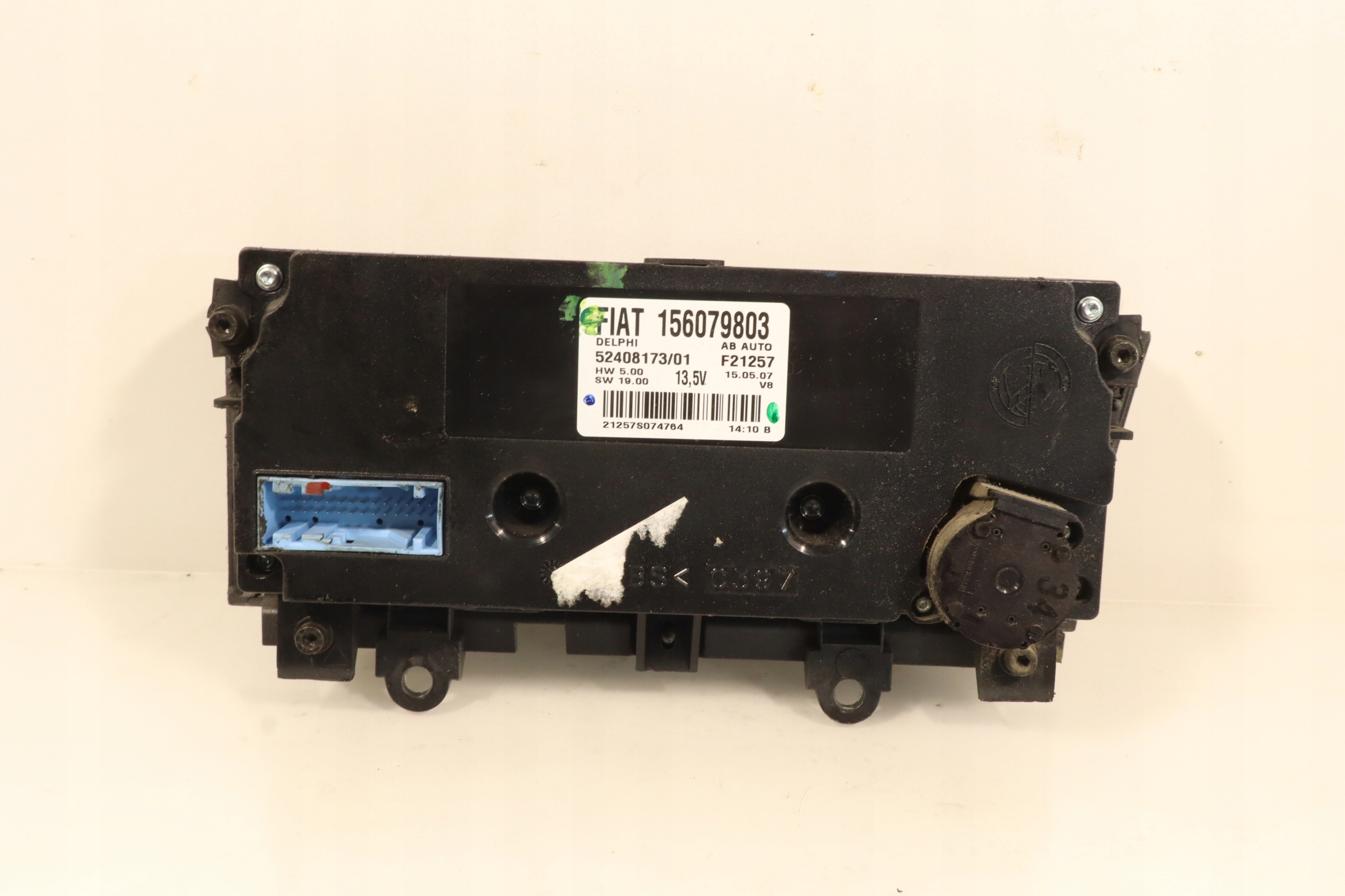 control panel air conditioning devices ALFA ROMEO 159 1.9JTD