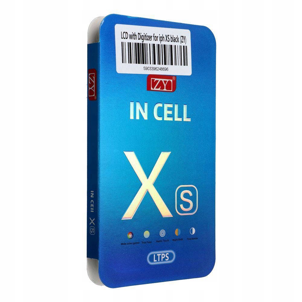Wyświetlacz do iPhone Xs z ekranem dotykowym czarnym (zy-ltps)