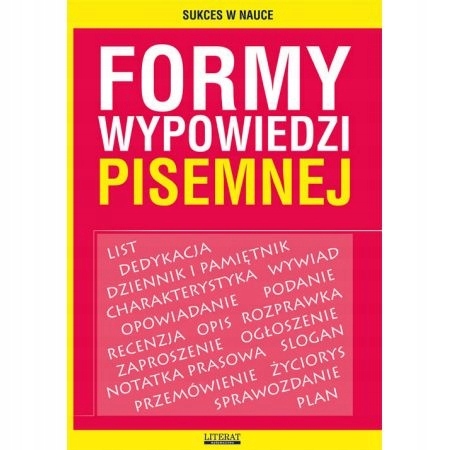 

Formy wypowiedzi pisemnej Kompendium