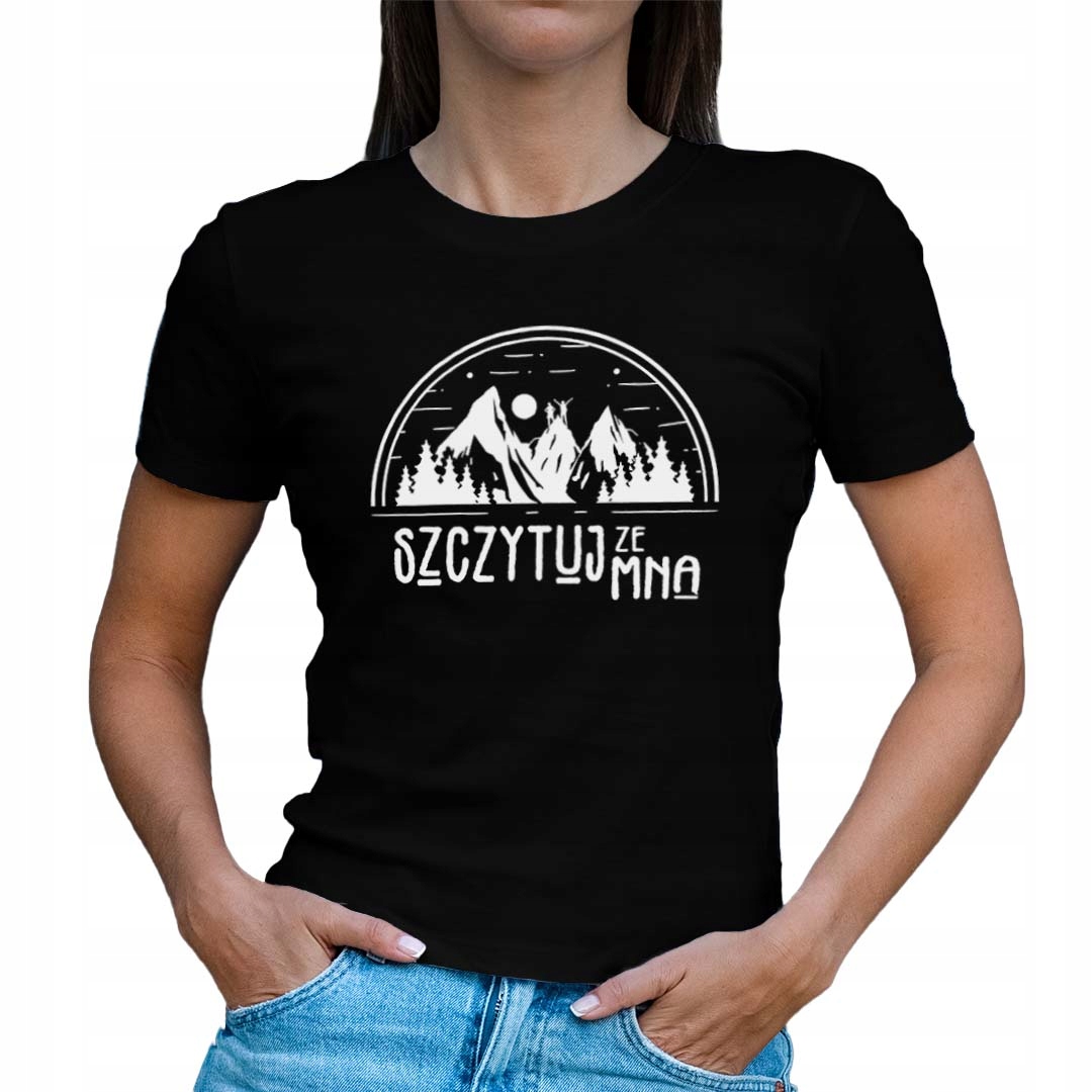 

T-shirt koszulka damska w Góry Szczytuj Ze Mną S
