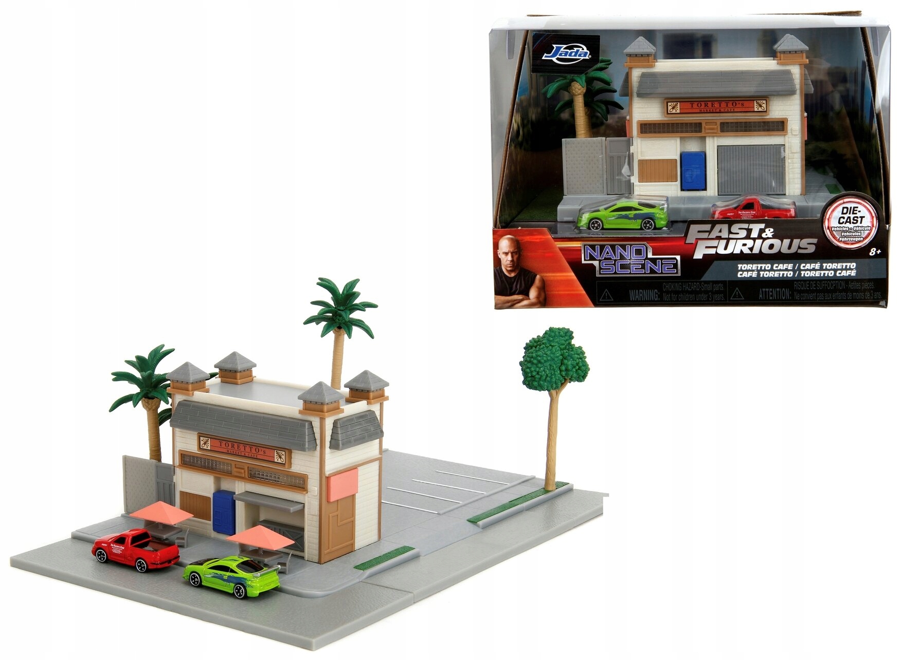 Fast&Furious Diorama Kawiarnia Toretto Jada Toys