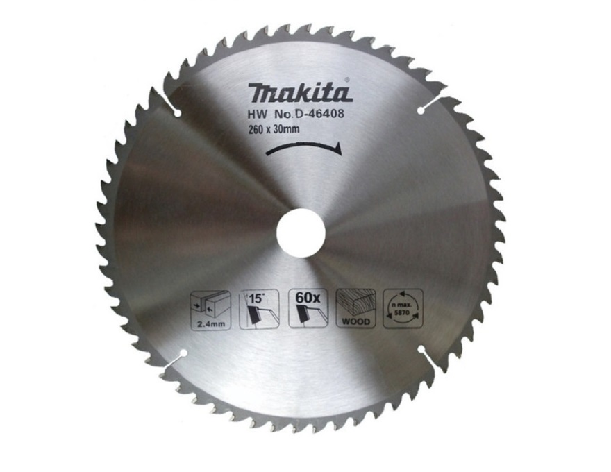 Řezací Kotouč Na Dřevo Economy Kotoučová Pila Widia 260X30 MM 60 Kusů