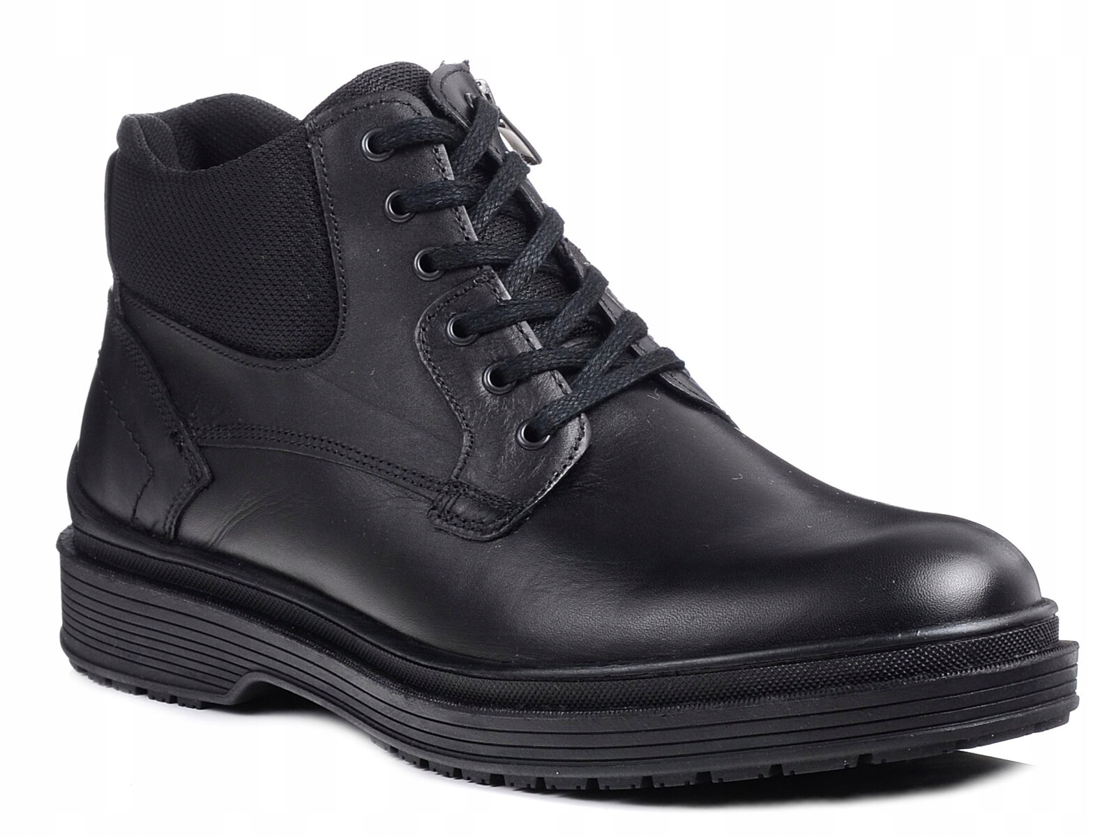 Buty zimowe męskie ocieplane trzewiki skórzane czarne T.Sokolski Z23-620 41
