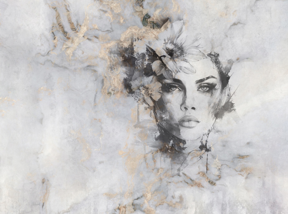 Fototapeta Dívka z mramoru 350 x 260 cm, struktura 350 g