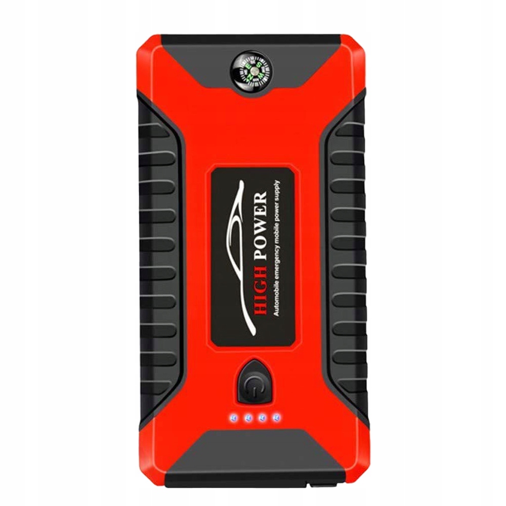 Jump Starter Startování Motoru Powerbank Kompas Kabely 4 X Usb 99800 mAh