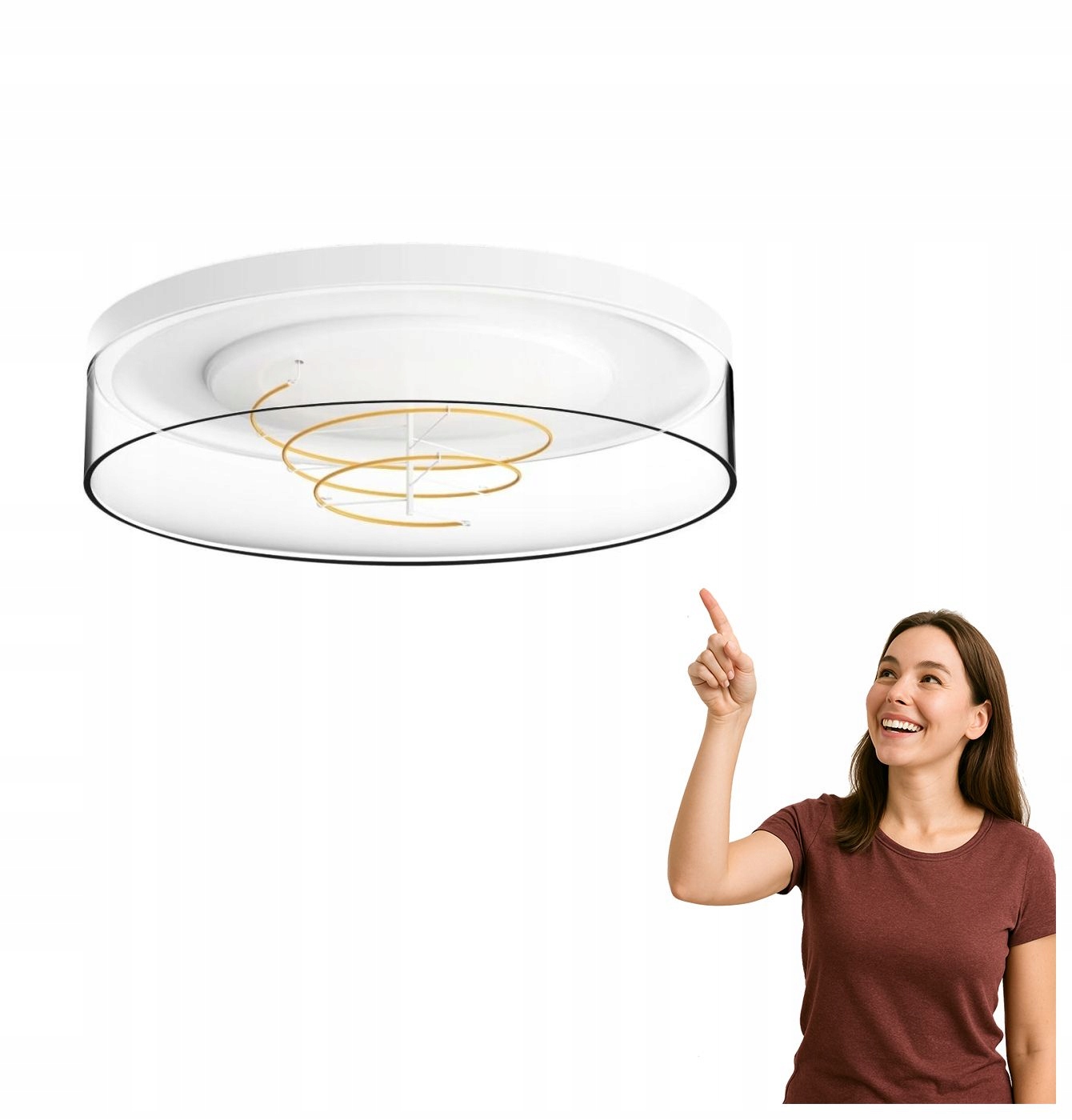 Led stropná lampa 17W Nolan 1004 Zuma Line