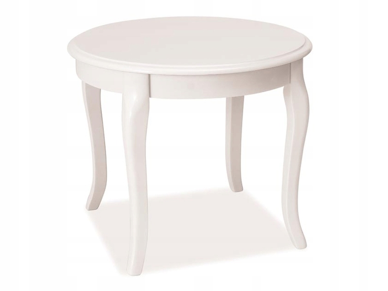 Lavica konferenčný stolík Royal D biela fi 60 cm Sig