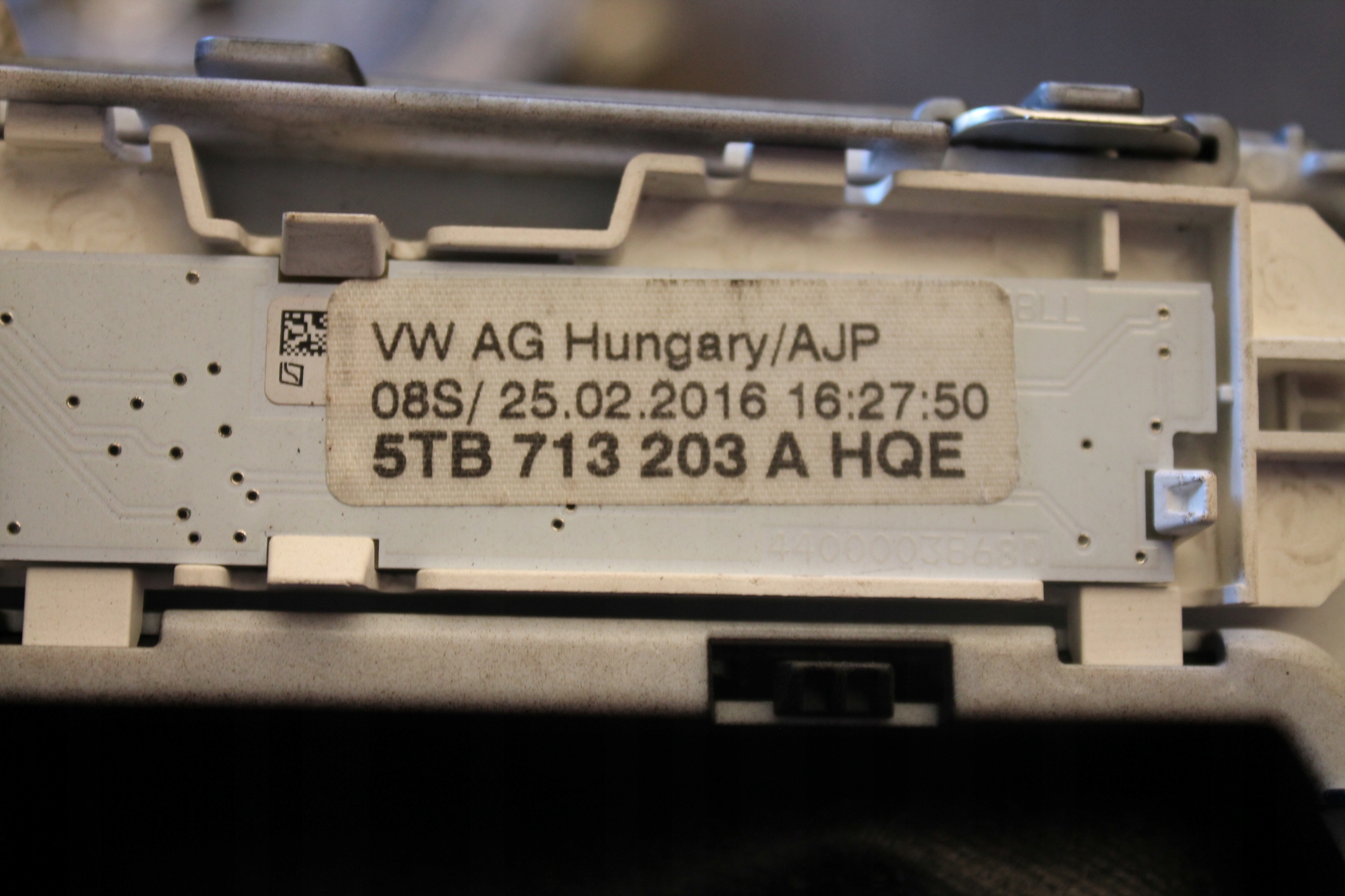 Pomello cambio ingranaggi VW TOURAN 5TB713203A