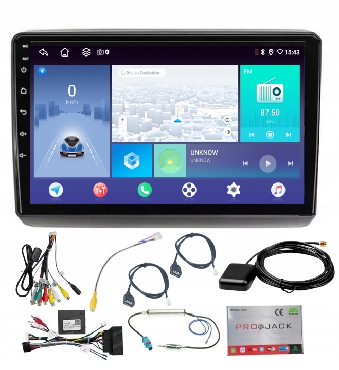 Rádio Navigácia Android Carplay Peugeot Boxer 2015-2023 4GB 64GB Sim