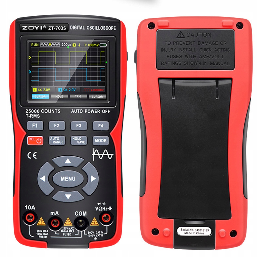 Multimetr miernik z oscyloskopem oscyloskop 3 Marka bez marki