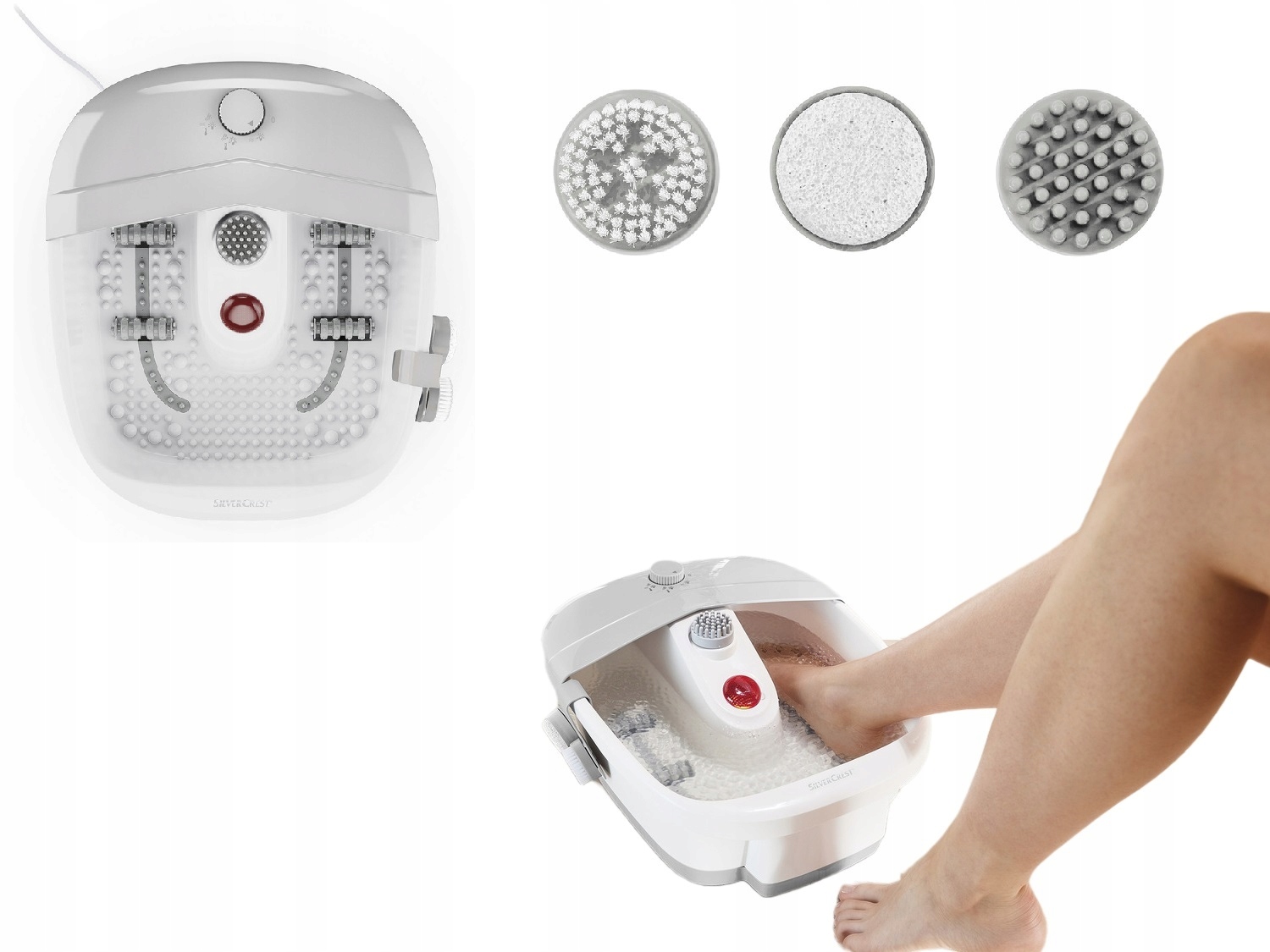 Masażer Spa Do Stóp Elektryczny 3w1 SilverCrest