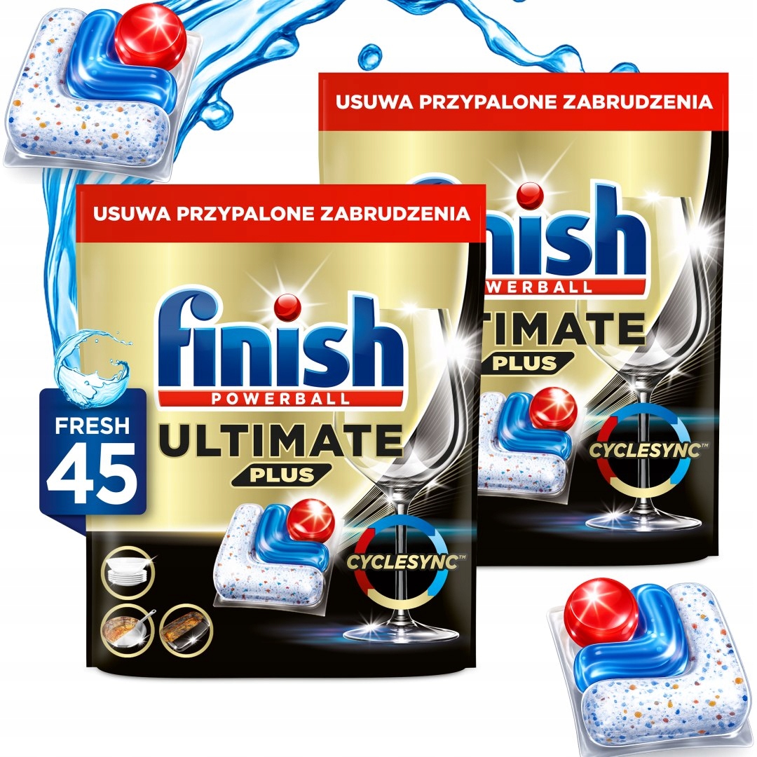 Finish Kapsle Ultimate Plus 45 Fresh 2 ks