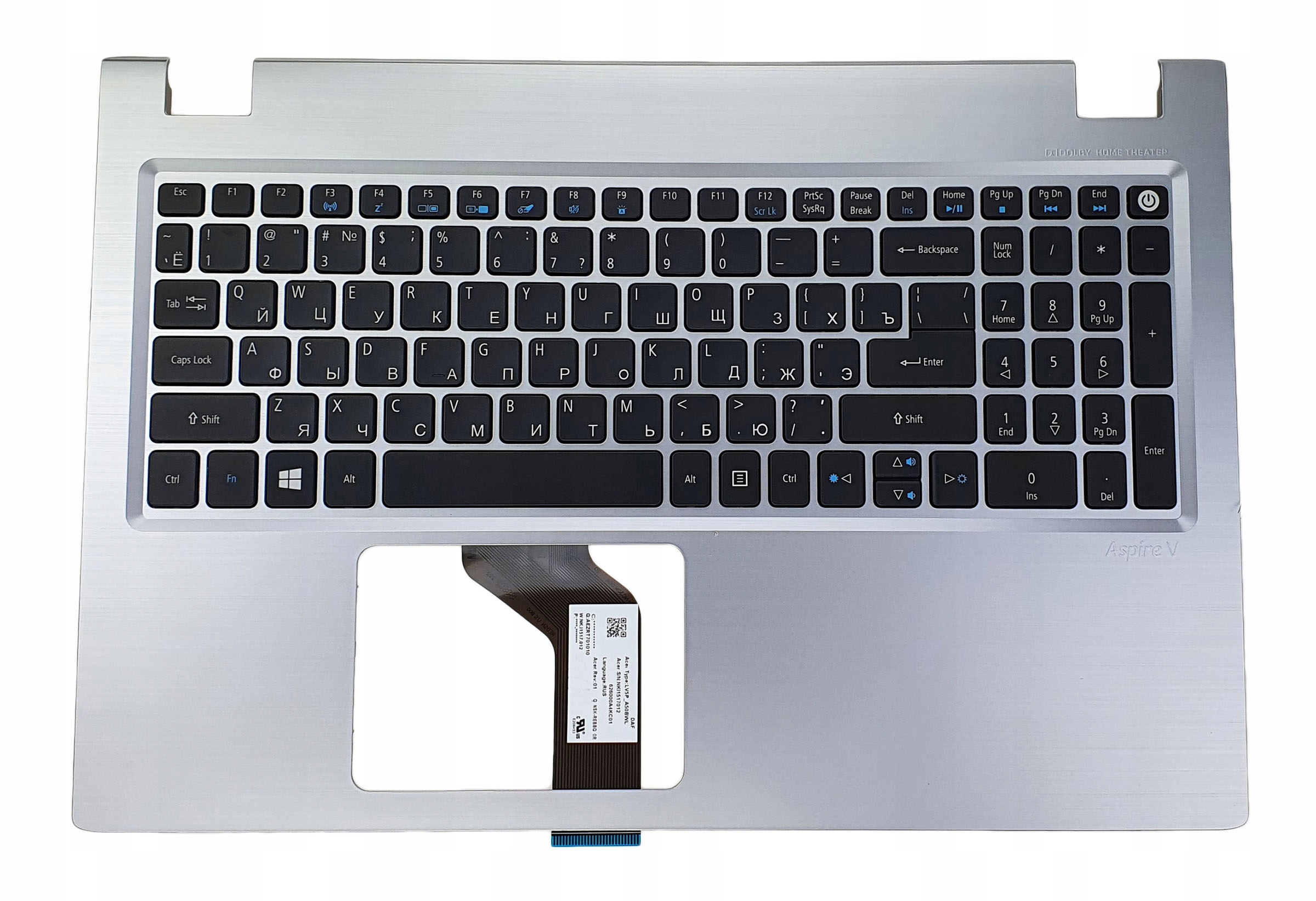 Nová Konstrukce Klávesnice Acer Aspire V3-574 V3-574T V3-575 N15Q6 Ruská