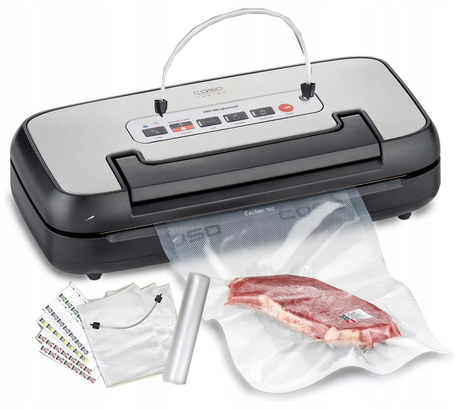 Vakuová Svářečka Pro Balení Potravin Caso VRH590 Advanced Fólie