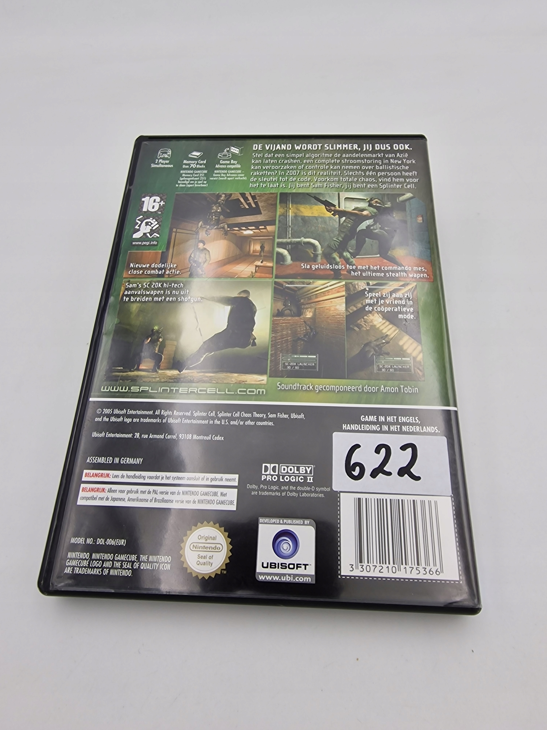 GAMECUBE TOM CLANCY'S SPLINTER CELL CHAOS THEORY Producent Nintendo