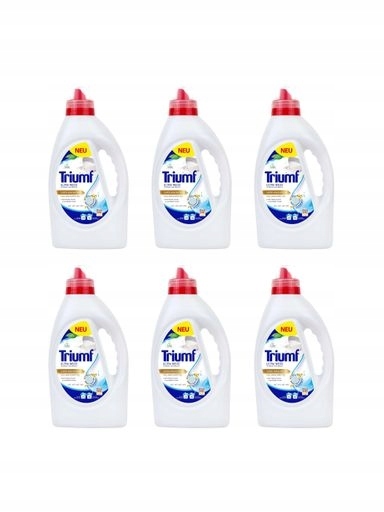 6 x Tekutý prací prostředek Triumf White koncentrát 16 praní 1 l