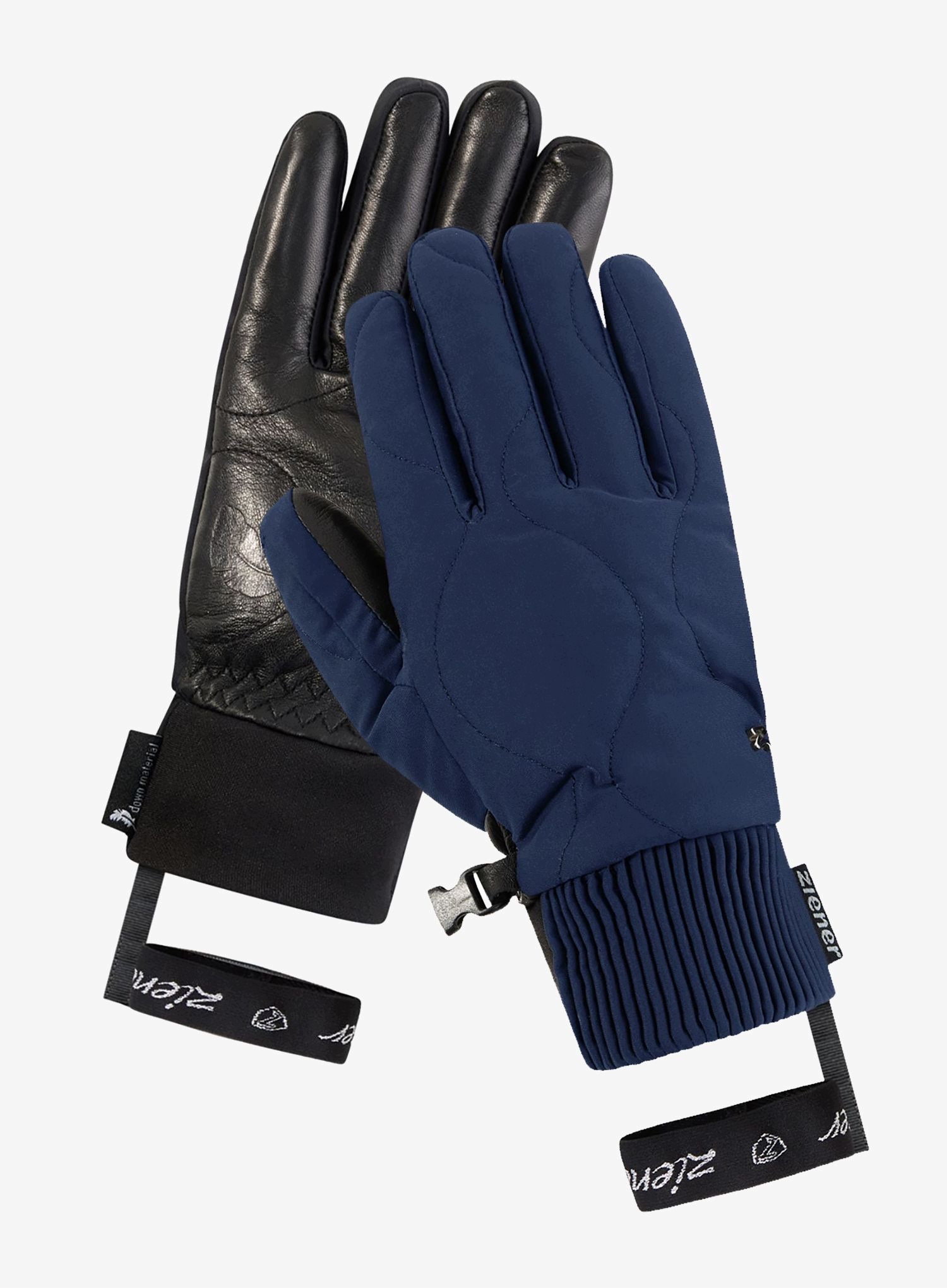 Rękawice narciarskie damskie Ziener Kymary As DI dark navy 7 (M)