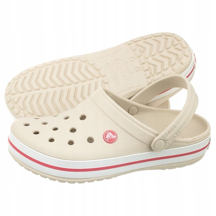 

Buty Klapki Damskie Crocs Crocband 11016 Beżowe