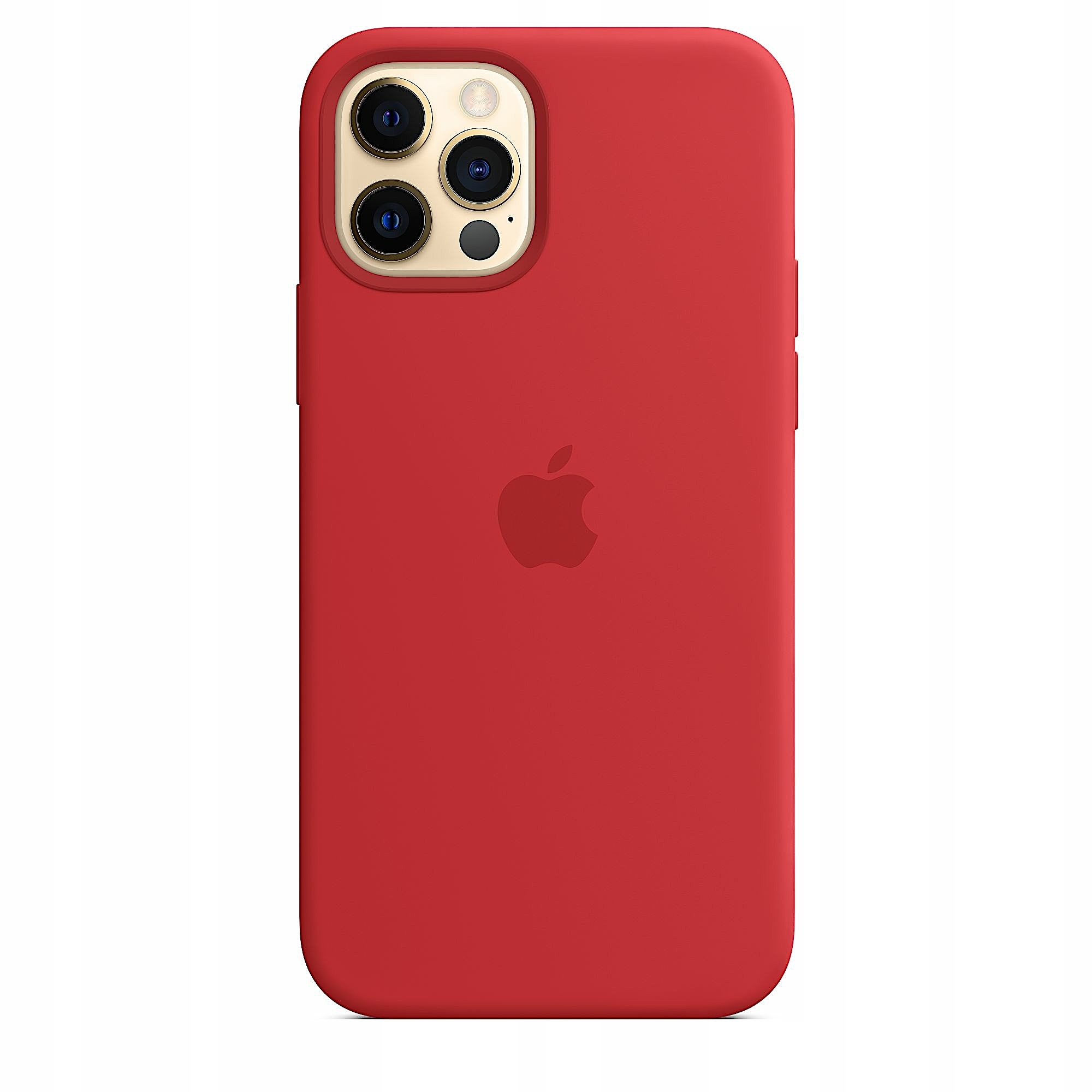Silikonové pouzdro pro iPhone 12 Pro Max Červené Zadní Kryt Silicone Case Red