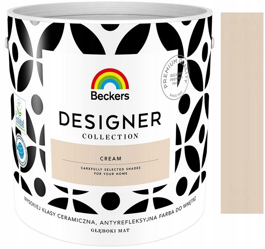 Beckers Designer Collection Farba Ceramiczna Antyrefleksyjna Cream 2.5L