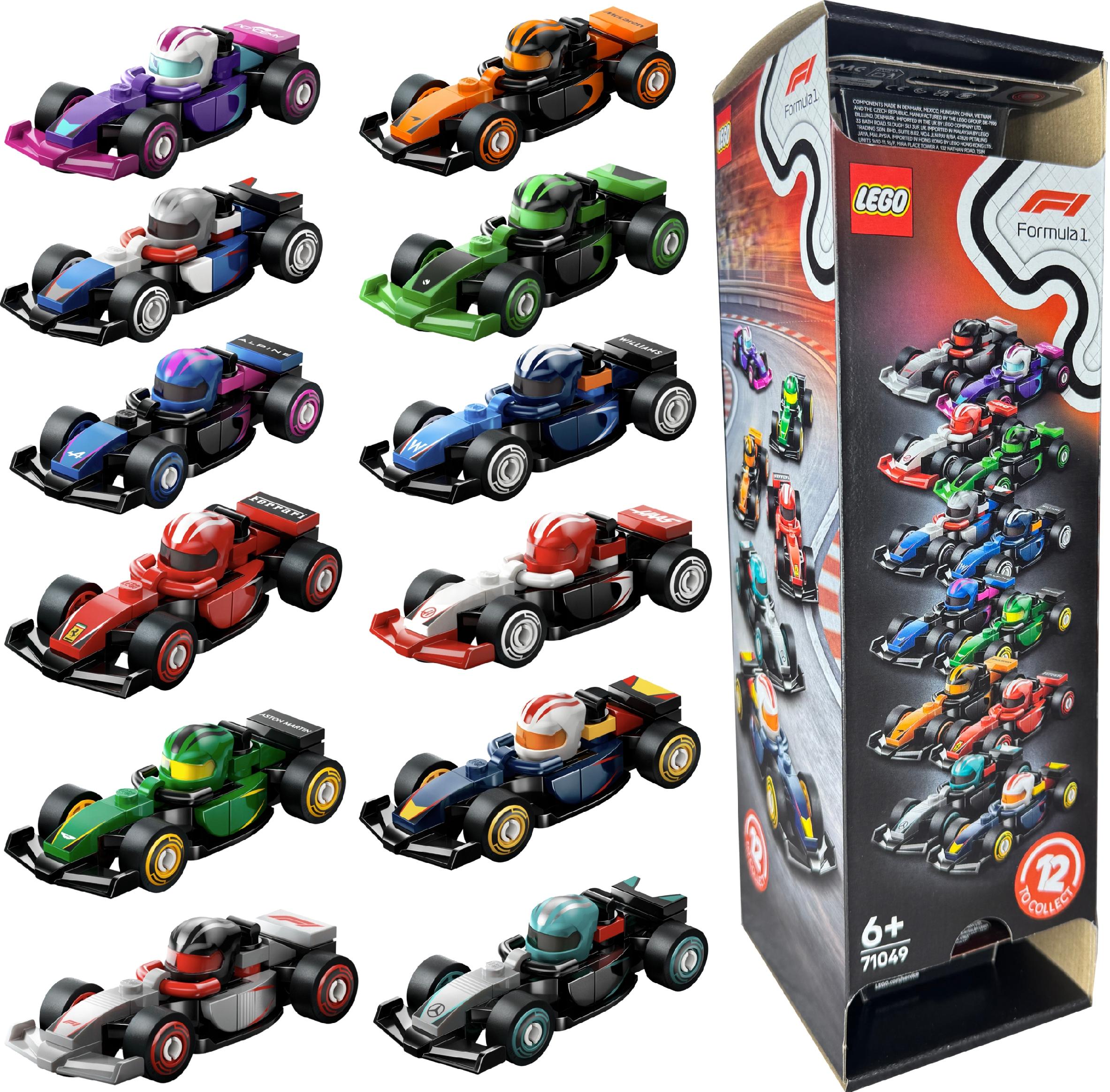 71049 Lego Minifigures Sběratelské bolidy F1 Sada 12 ks