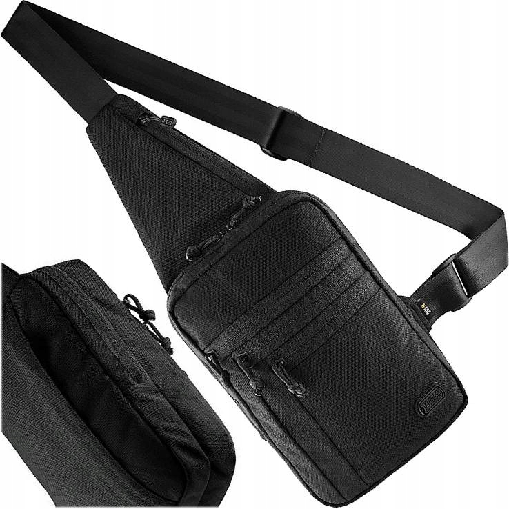 Taktická taška přes rameno s pouzdrem na pistoli Elite Gen.iv Černá M-tac