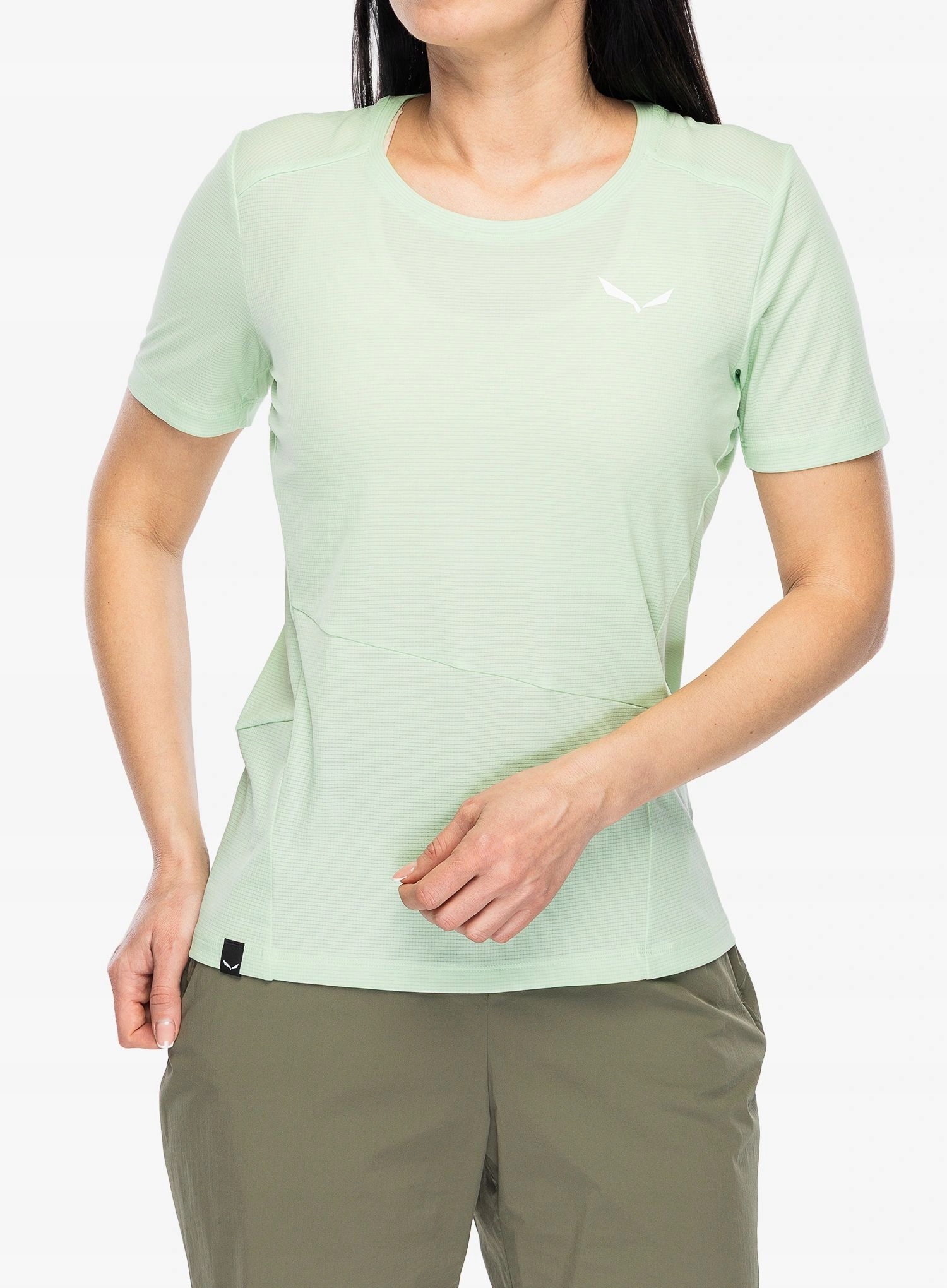 Dámské tričko Salewa Puez Sporty Dry T-Shirt pastelově zelená 38 (M)