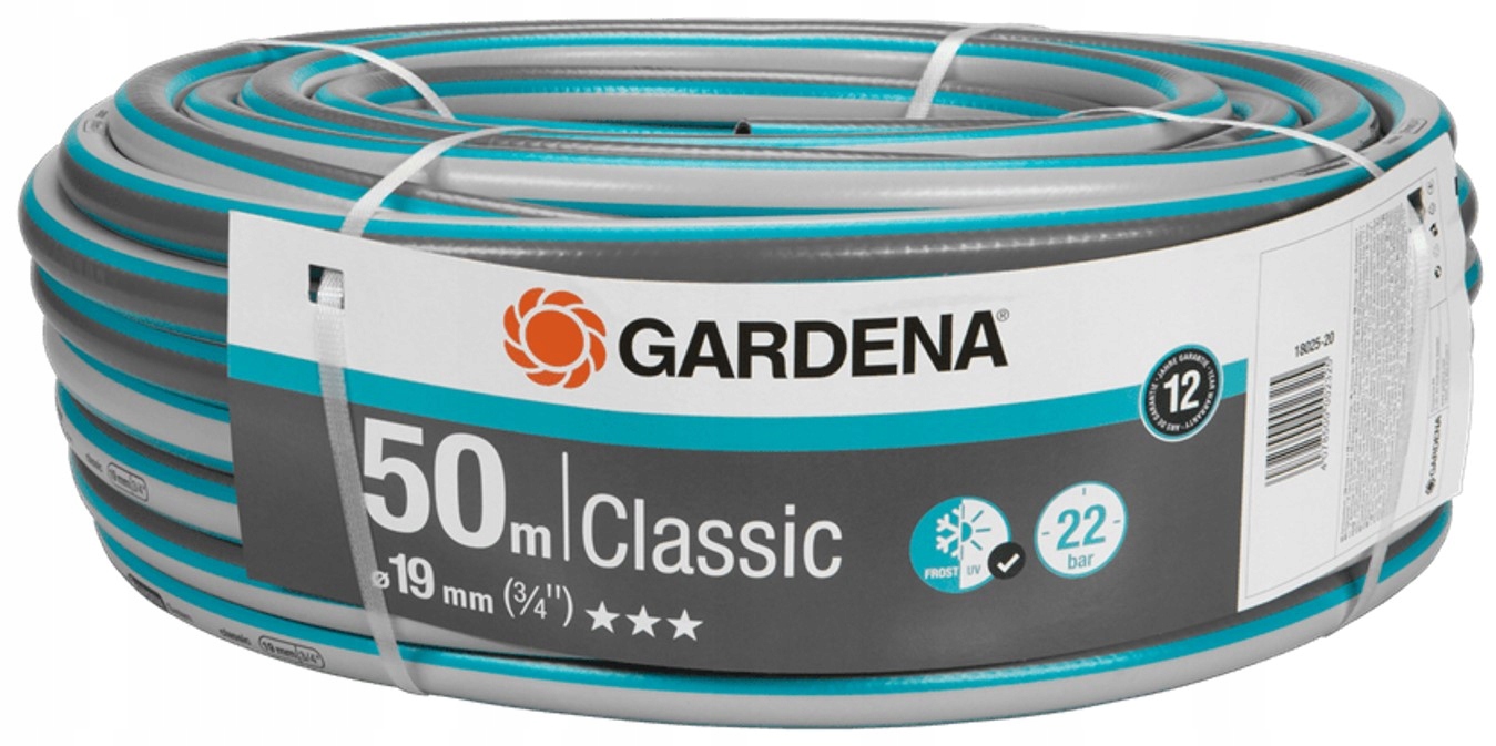 Wąż ogrodowy Classic 3/4", 50 m Gardena 19mm