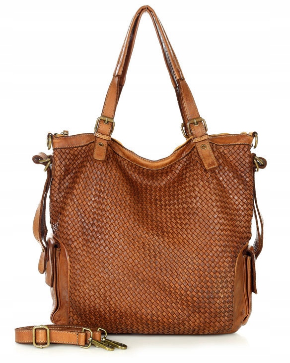 Miejska torebka damska Skórzana shopperka Na Ramię