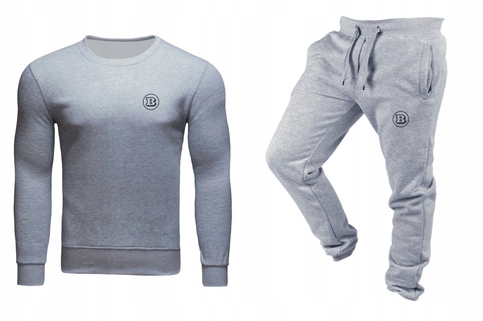 Teplákovka Tepláková Souprava Brabus Šedá XXL