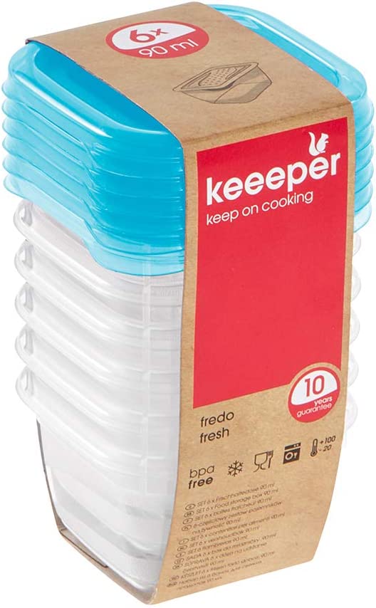 

Zestaw 6 Pojemników do Przechowywania 6x90ml