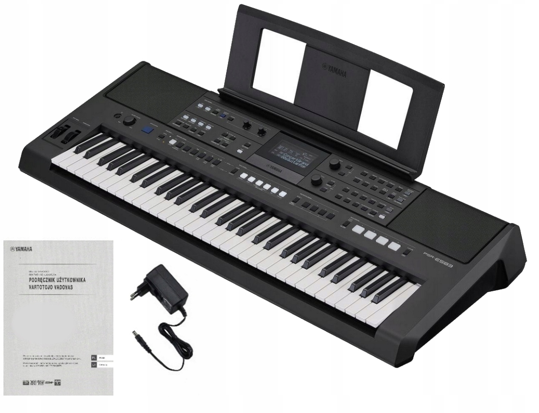 YAMAHA PSR-E583 KEYBOARD DYNAMICZNA KLAWIATURA 61 KLAWISZY