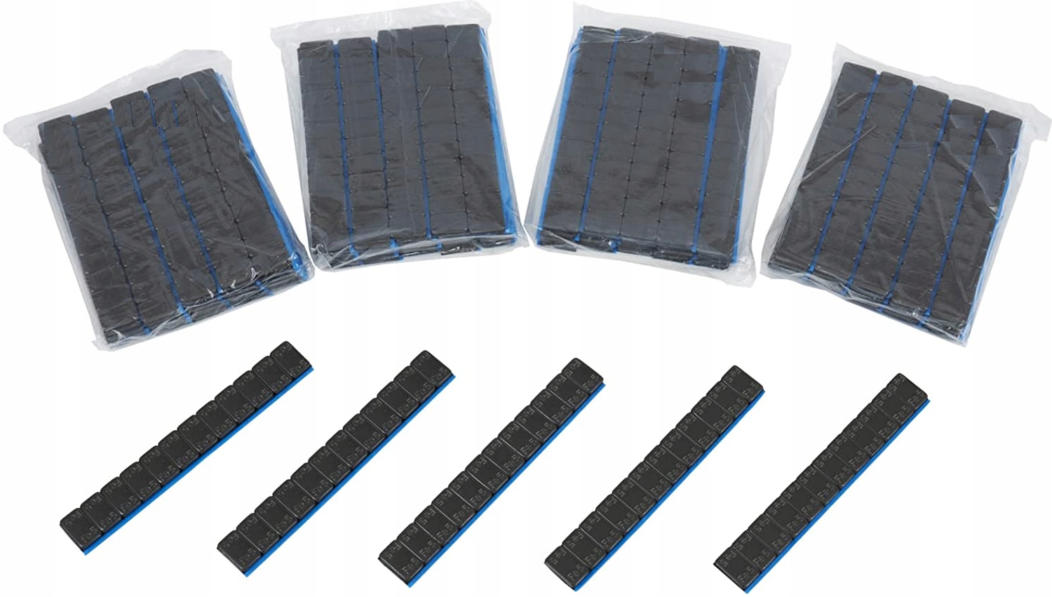 Lepicí závaží na ráfky Grafit 12x5 g, 400 proužků