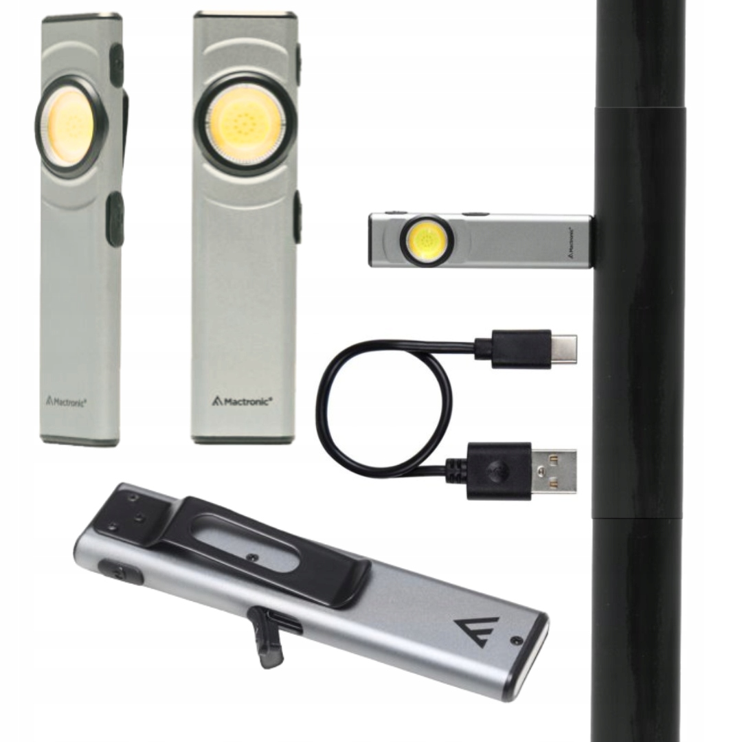 Mocna Latarka Mactronic Mini Flagger PHH0134 500LM, Ładowalna Usb-c