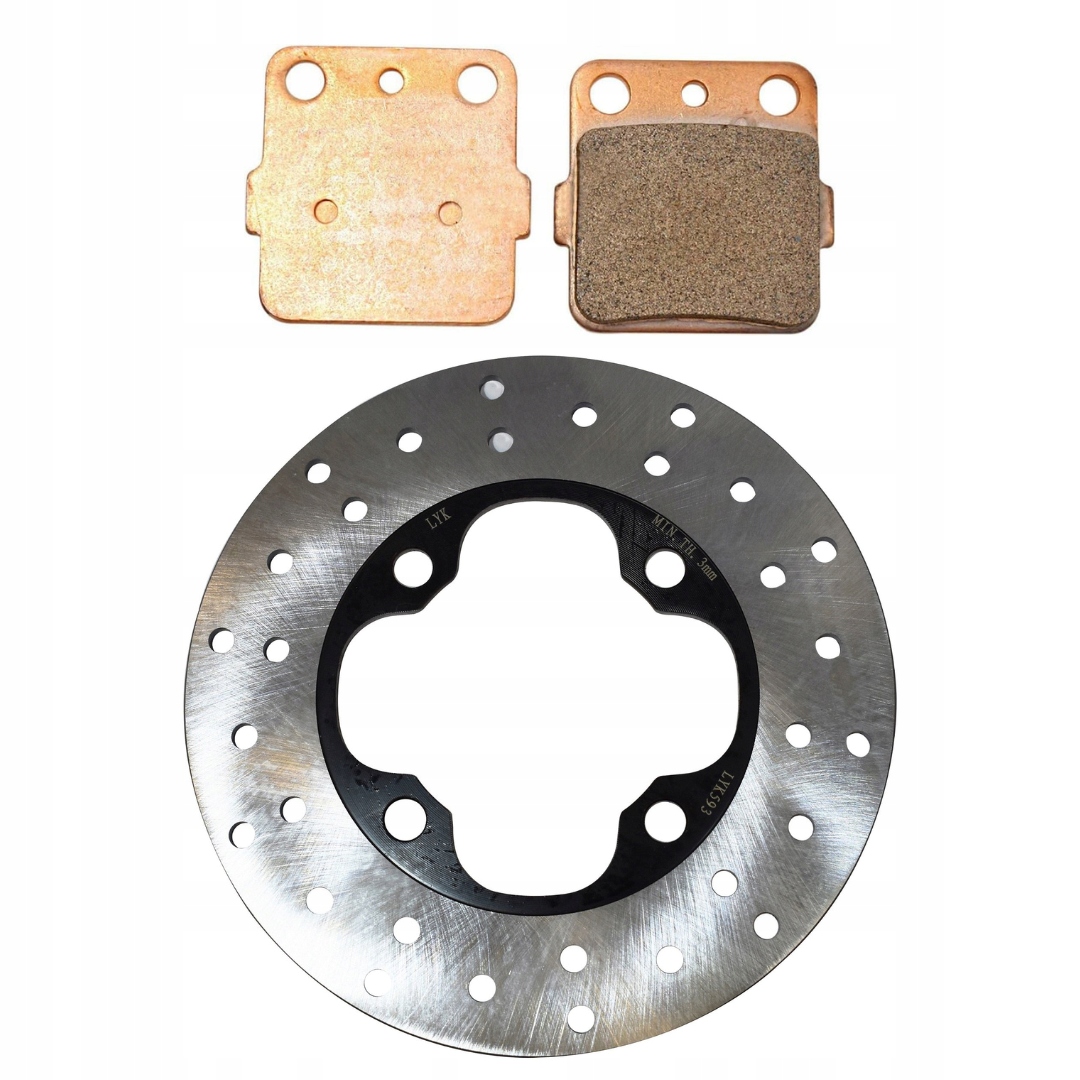 Brzdový kotúč a brzdové doštičky Honda Trx 420 500 45251-HR6-A61 06435-HP7-A01 F