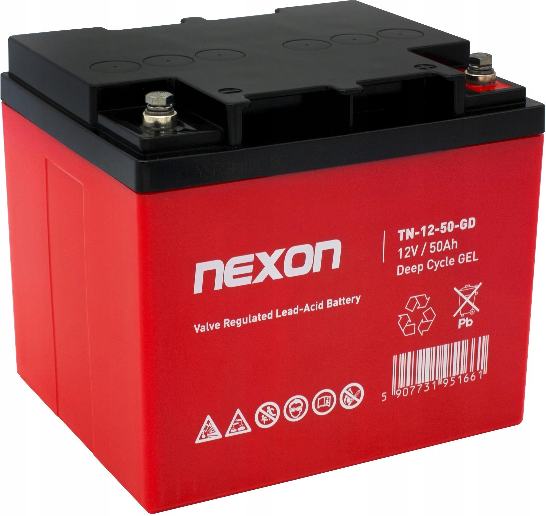 50 - NEXON TN 12V 50ah аккумуляторная батарея Long Life GEL