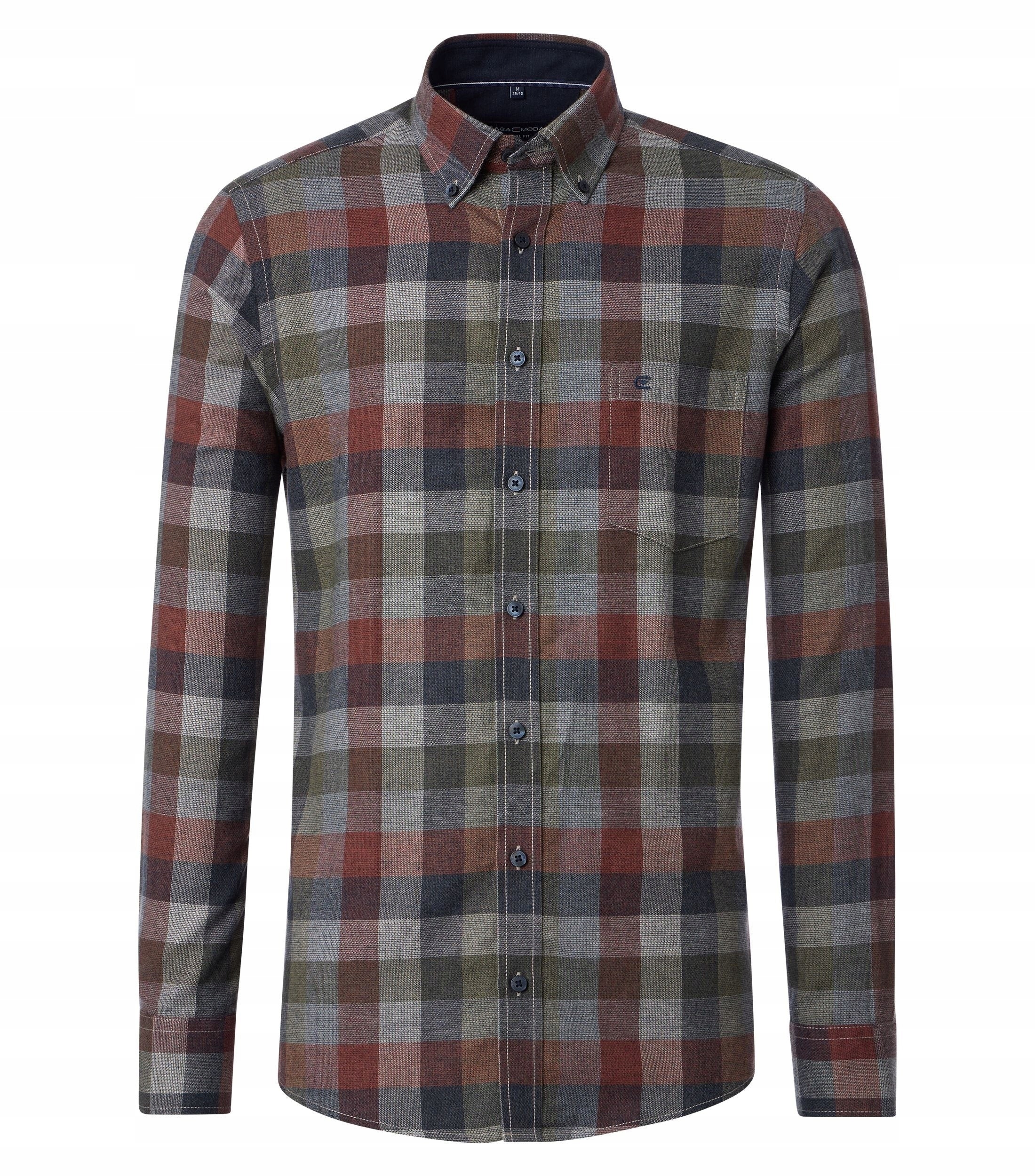 Casa Moda Velká Kostkovaná Košile Velké Velikosti 6XL