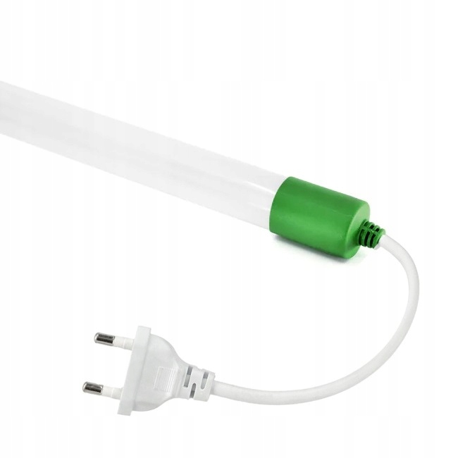 ŚWIETLÓWKA NEON LED 18W 120CM Z WTYCZKĄ 230V ZIELONA