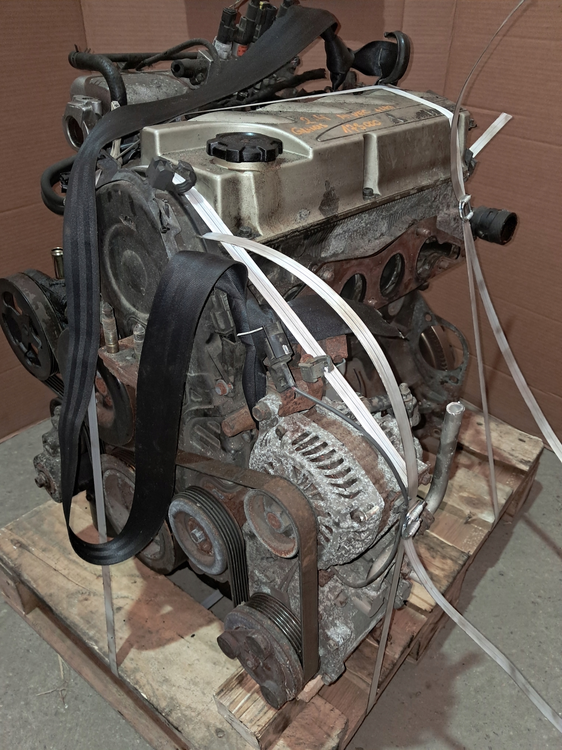 engine 2.4 MIVEC 4G69 complete MITSUBISHI GRANDIS PEWNIAK FILM Z PRACY