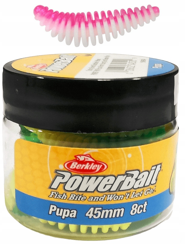 Guma Larwa Berkley PowerBait Pupa 45mm - Pink White 8szt