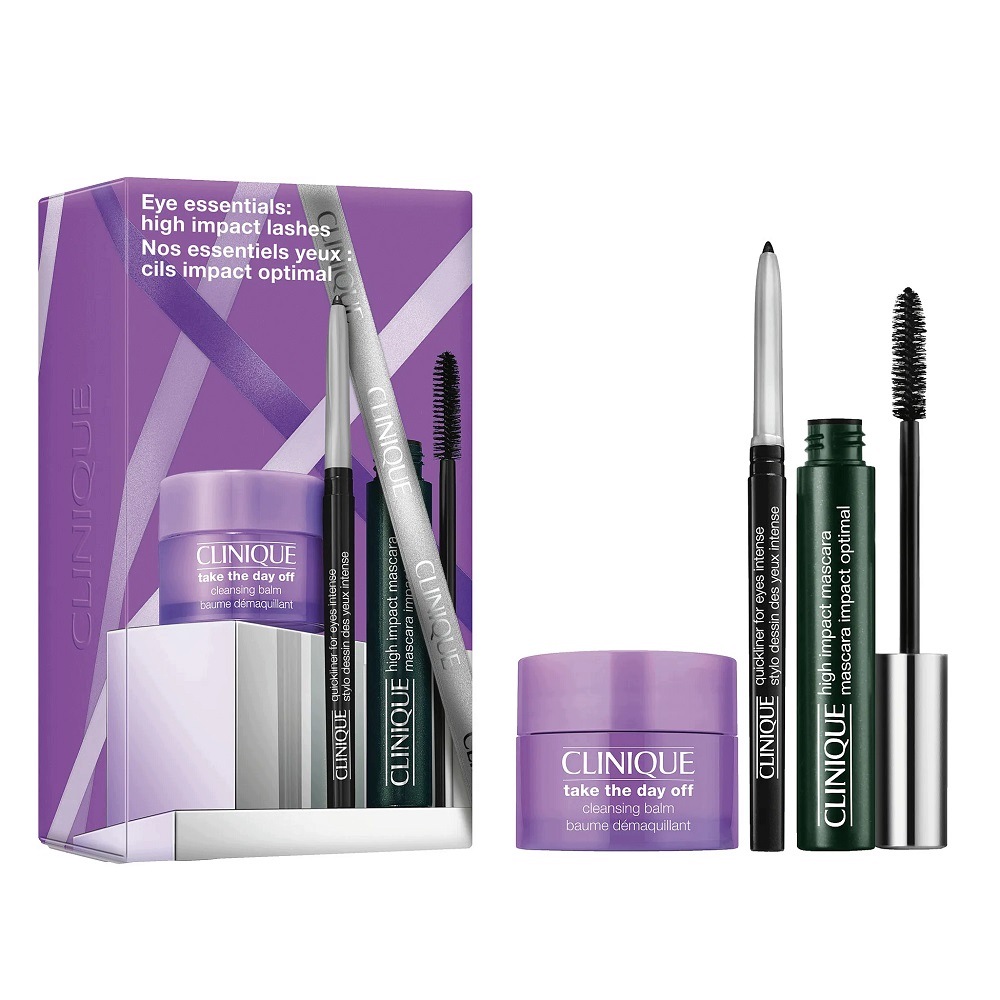Clinique_set Eye Essentials High Impact řasenka 7 ml tužka na oči B