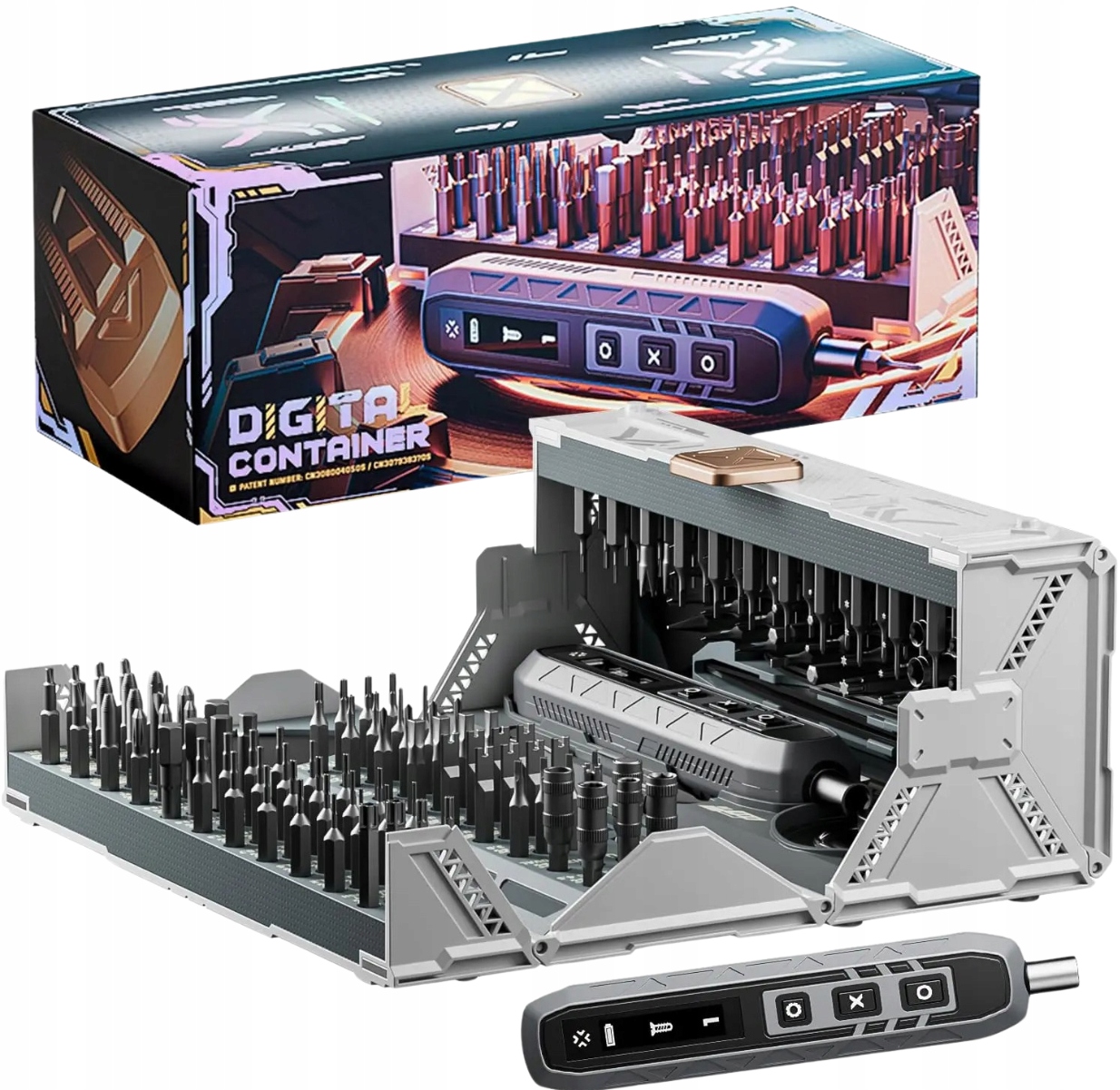 Multifunkčná sada elektrických presných skrutiek, sada bitov a bitov