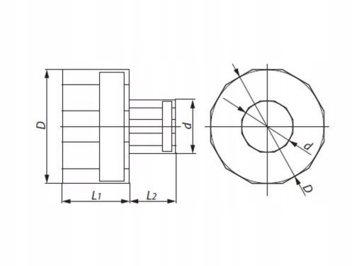 Termokurczliwe kształtki uszczelniające typu „End-Cap” REC 50 RADPOL Kod producenta TKE1K0600