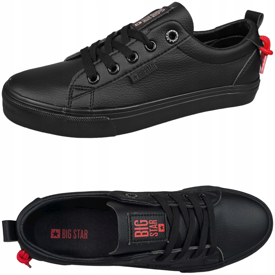 

Trampki Big Star ekoskóra czarne buty GG274161 39