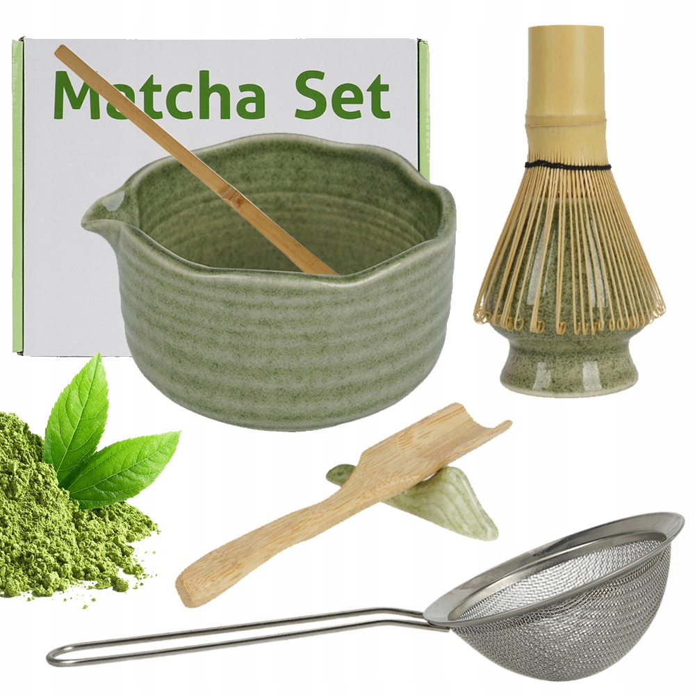 Dárková Sada Sada Čaje Matcha Šálek Whispers, Stojan, Lžička