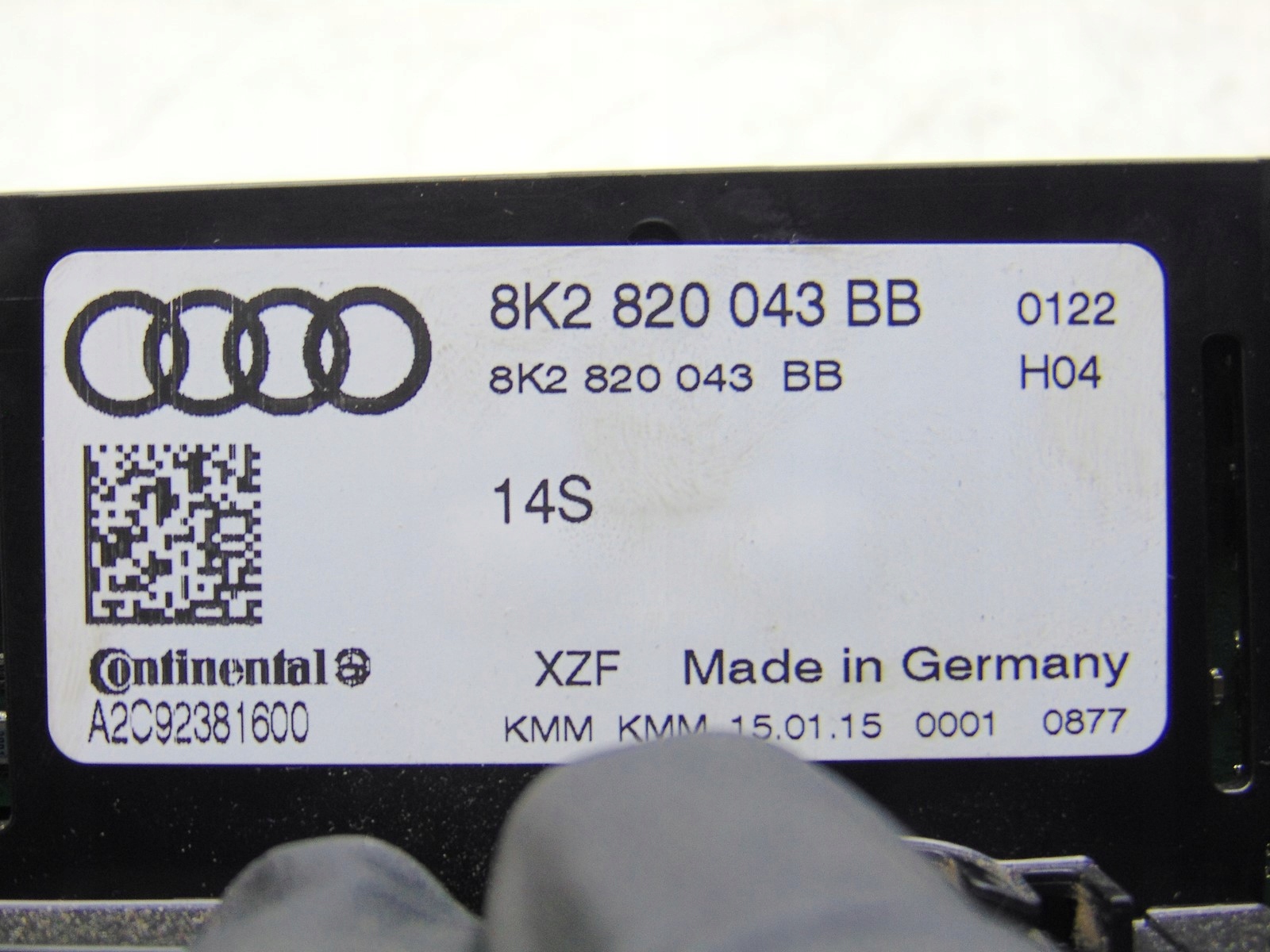 PANEL klími klimatizaci AUDI A4 B8 LIFT 8K2820043BB