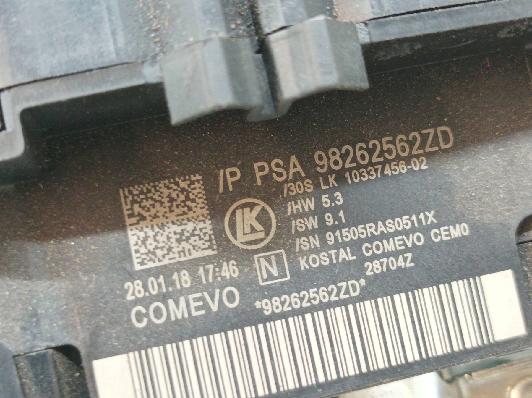 DEVIO LUCI TERGICRISTALLO TERGI 98262562ZD Toyota ProAce II (2016- )
