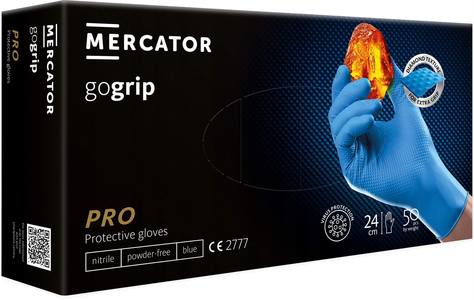 

Gogrip Blue Rękawice Nitrylowe Niebieskie L